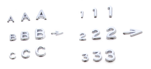 Lead Numbers and Alphabet Supplied in Various Sizes